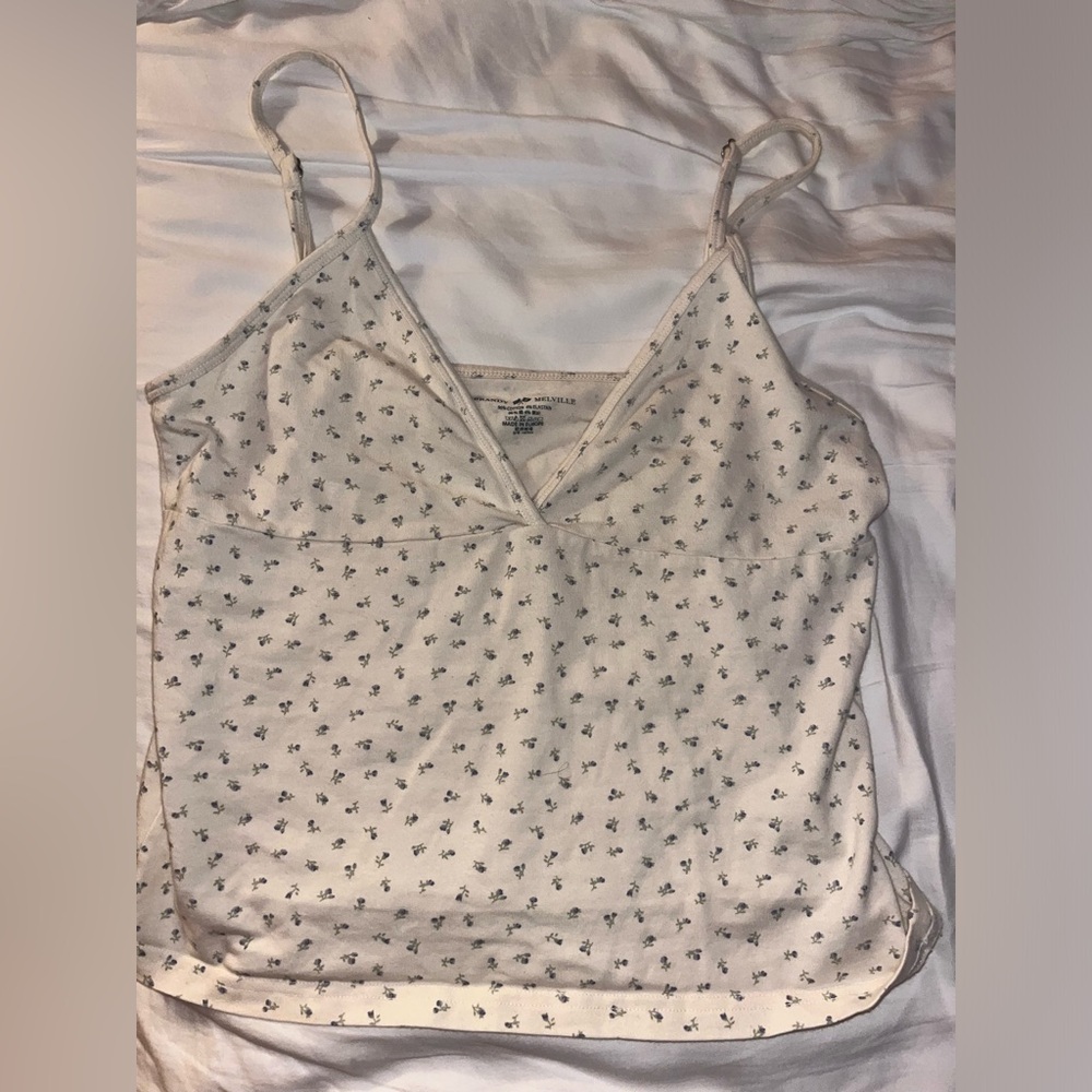 Brandy Melville floral tank top